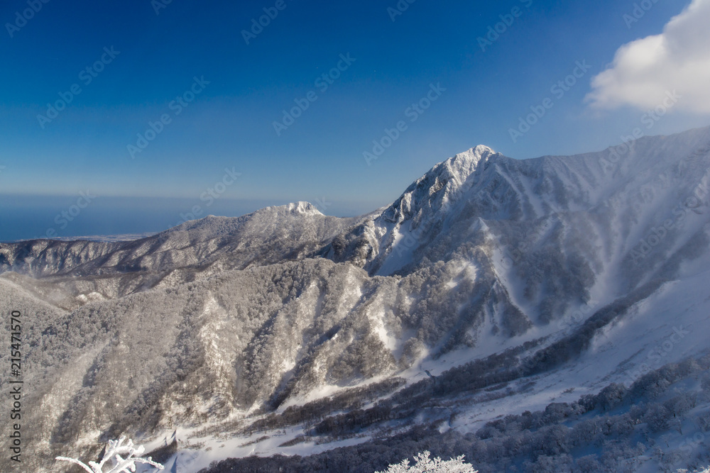 冬の大山登山（鳥取県）