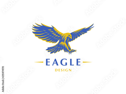 The flying eagle. 