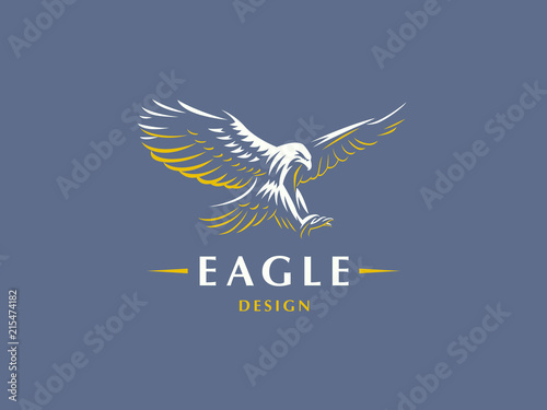 The flying eagle. 