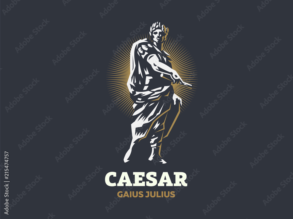Photography Caesar. Vector emblem.