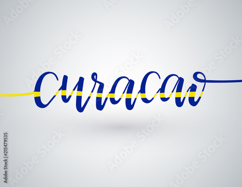 Country Name Written on White Background : Vector Illustration
