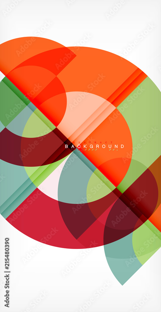 Modern circle abstract background Modern circle abstract background