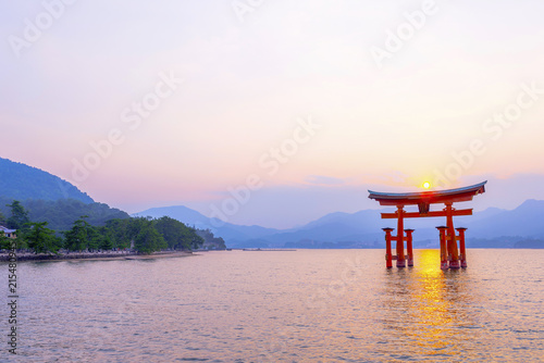 夕焼けの宮島