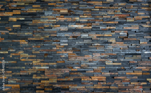 closeup slate stone wall background