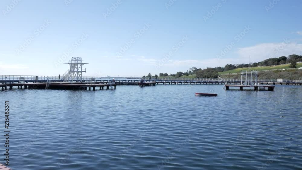 Eastern Beach Geelong Victoria Australia. Beautiful day at the boardwalk. Eastern Beach Geelong Victoria Australia. Beautiful day at the boardwalk.