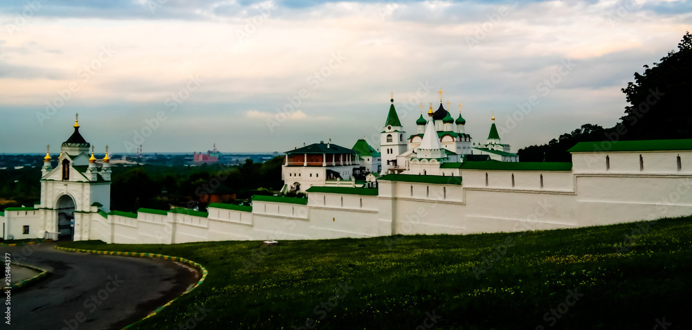 View to Orthodox Pechersky Ascension Monastery, Nizhny Novgorod,russia 