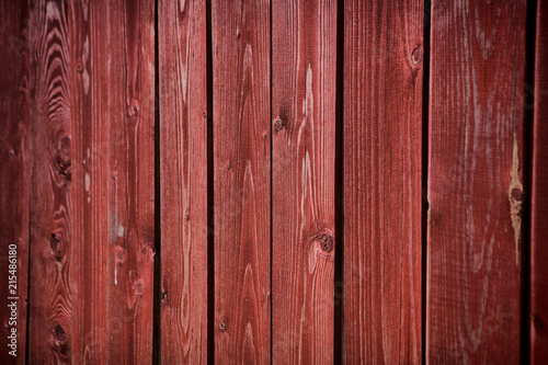 red wooden fence texture