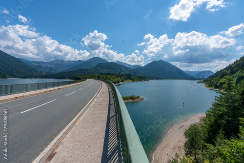 Sylvensteinsee Brücke