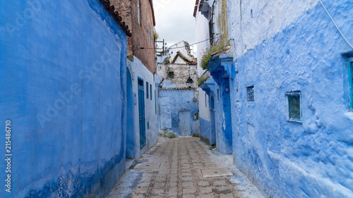 Fototapeta Naklejka Na Ścianę i Meble -  Beautiful blue medina of Chefchaouen city in Morocco, North Africa