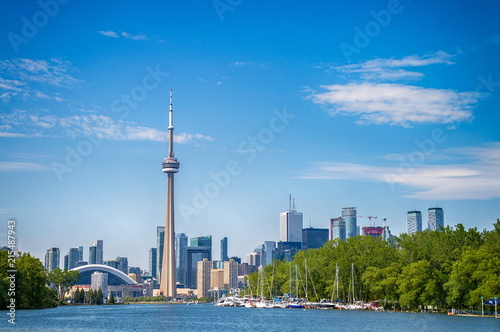 Canvas Print Skyline of Toronto in Canada