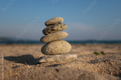 Stone balancing