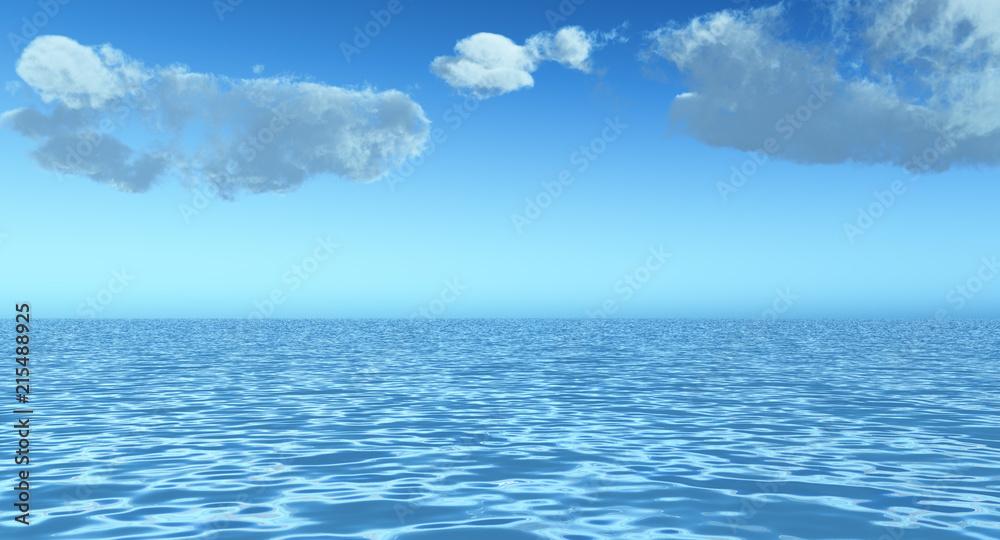Beautiful sea and clouds sky Beautiful sea and clouds sky