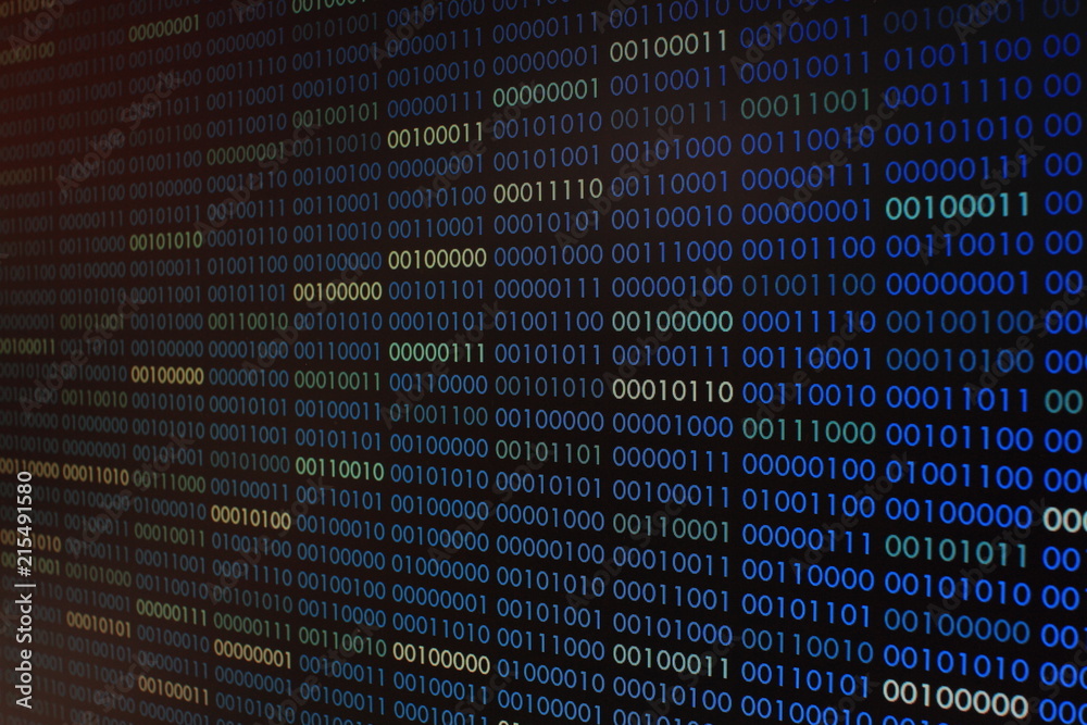 blue binary code. blocks of binary data. Blockchain concept. blue background with computer digital binary code bit number one and zero text. blue binary code. blocks of binary data. Blockchain concept. blue background with computer digital binary code bit number one and zero text.