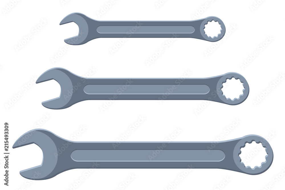 Colorful cartiin wrench set