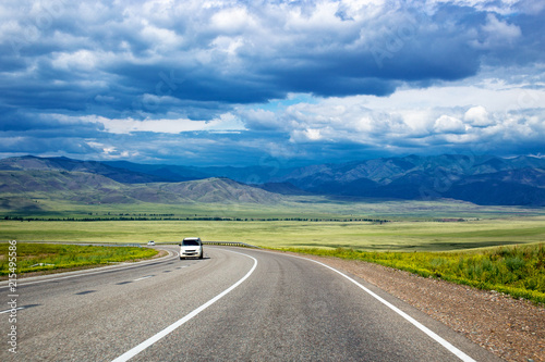 car on the road