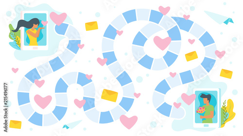 Wedding board game template