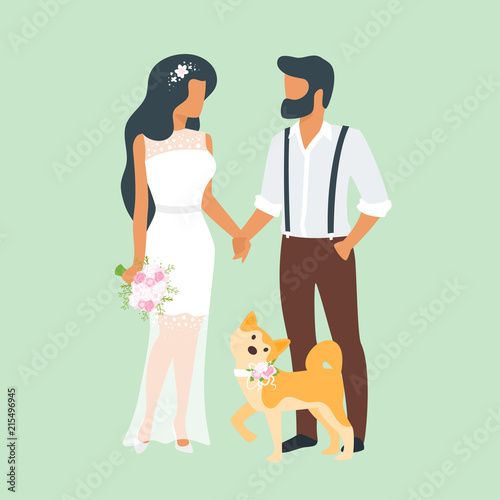 wedding day illustration