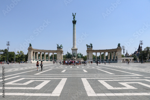Hero's square in Budapest