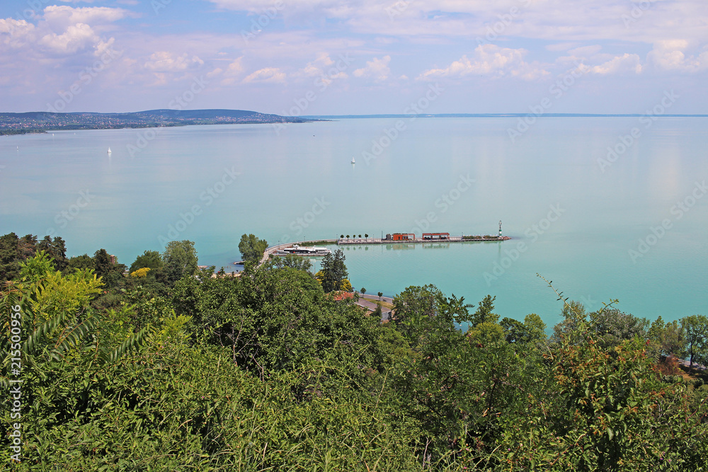 Fototapeta premium Hungary Balaton Tihany european lake 2018 Hungarian summer