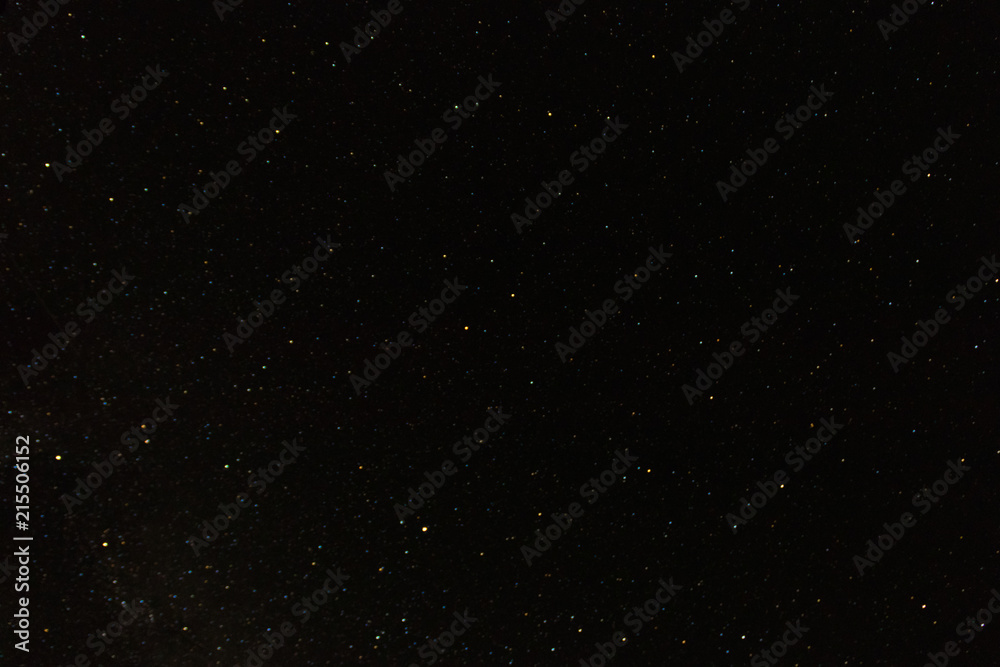 Dark night sky with shiny stars for background