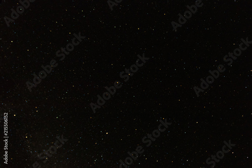 Dark night sky with shiny stars for background