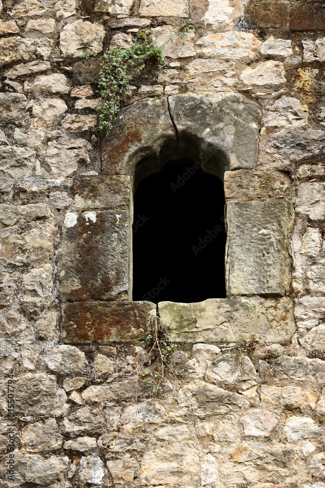 Window with stone wall
