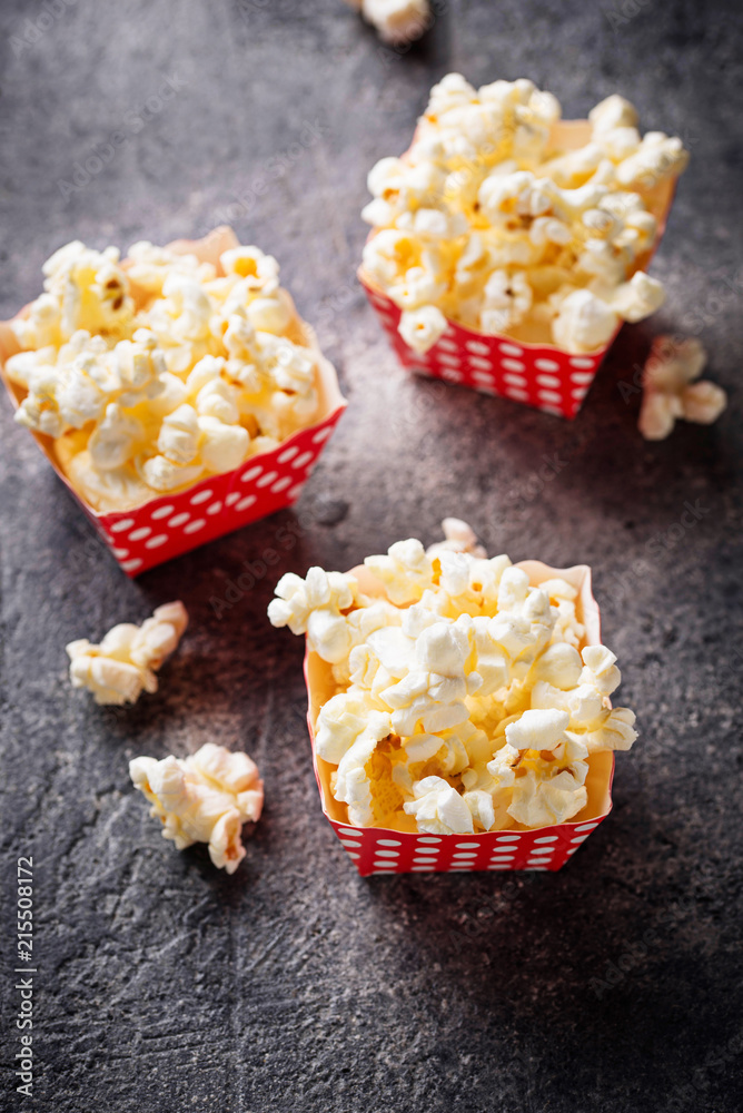 Popcorn in red polka dot pack Popcorn in red polka dot pack
