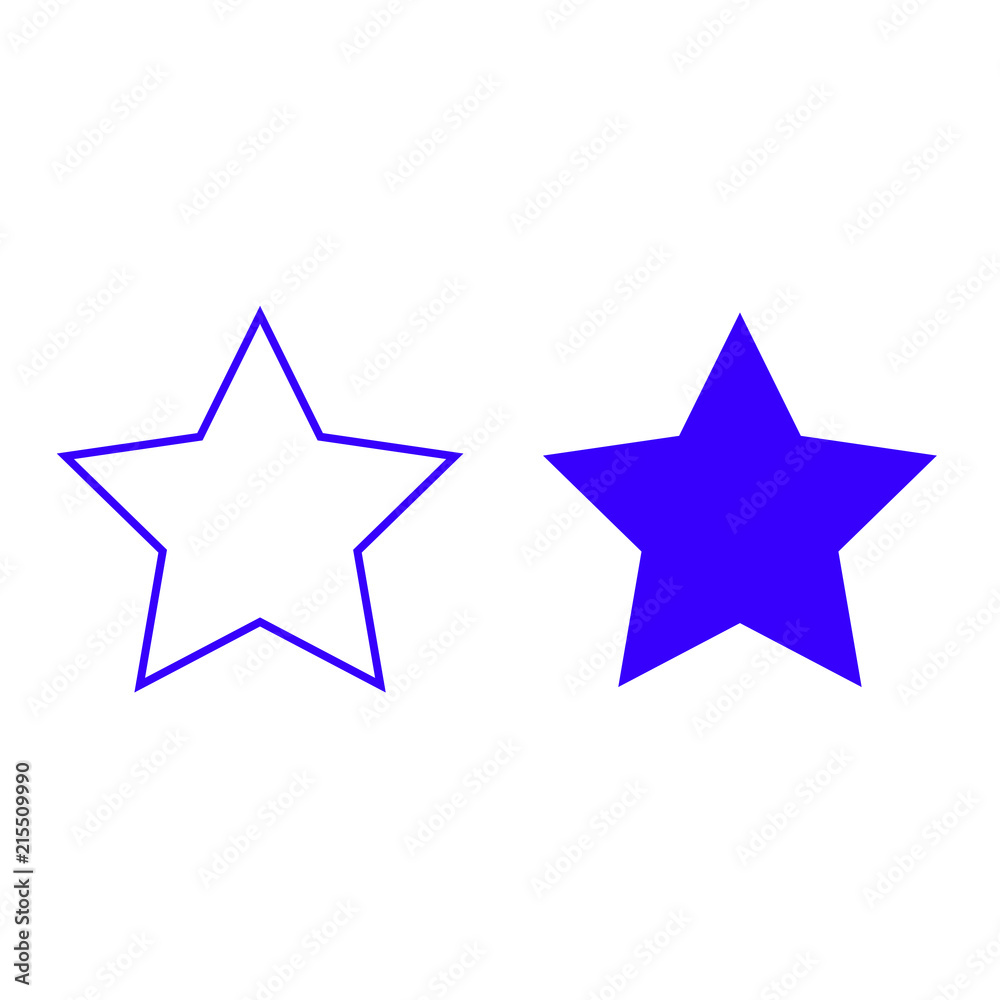 Star vector icon isolated on background. Trendy sweet symbol. Logo illustration Star vector icon isolated on background. Trendy sweet symbol. Logo illustration