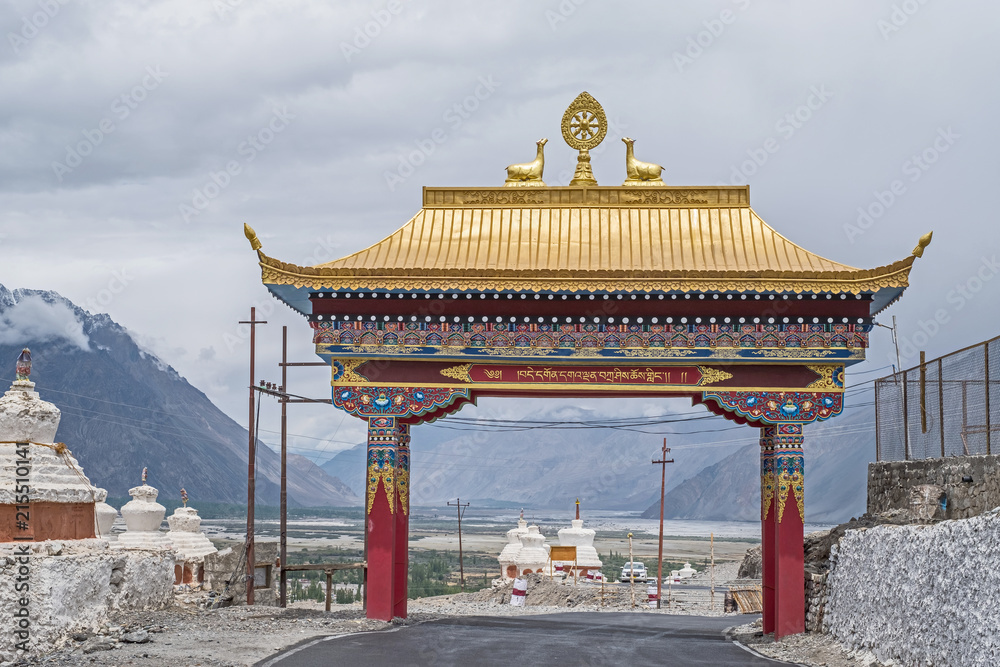 Fototapeta premium Indien- Ladakh- Kloster Diskit