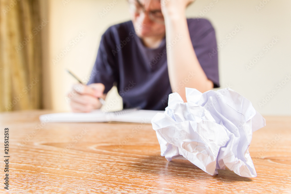 nervous stress thinking man writing nervous stress thinking man writing