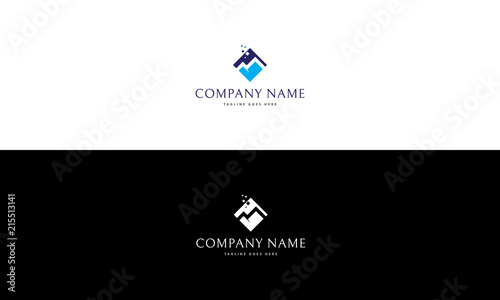 Mining vector logo image