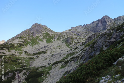Ascent to Rysy peak (2503 m), High Tatras, Slovakia