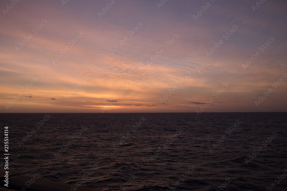 Sunrise in the Irish Sea Sunrise in the Irish Sea