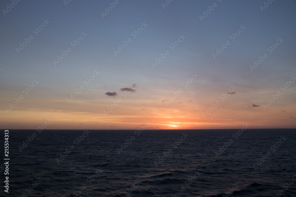 Sunrise in the Irish Sea Sunrise in the Irish Sea