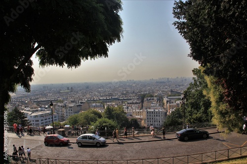 Εκτύπωση καμβά Le quartier de Montmartre à Paris.