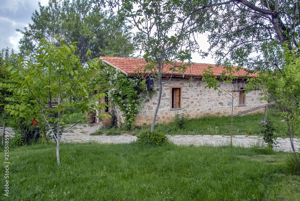 Fototapeta premium Mugla, Turkey, 13 May 2012: Kerimoglu House at Yerkesik