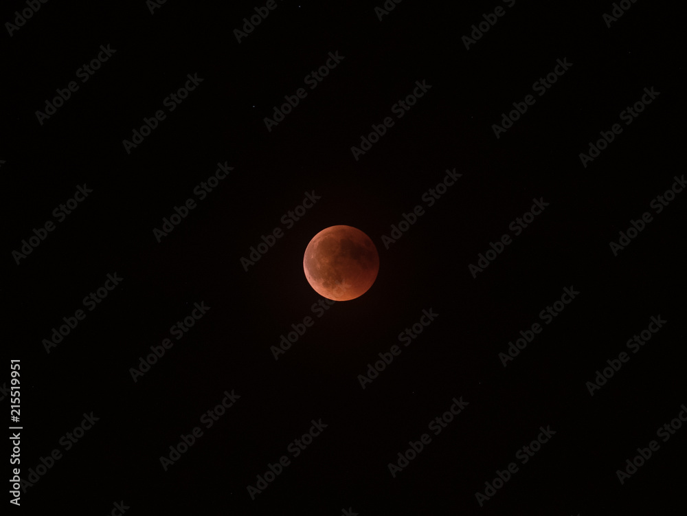 Lunar eclipse red full moon, outstanding event occurred on july 27, 2018 Lunar eclipse red full moon, outstanding event occurred on july 27, 2018
