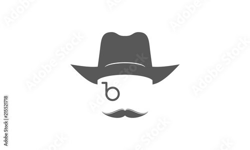 Mustache men vector