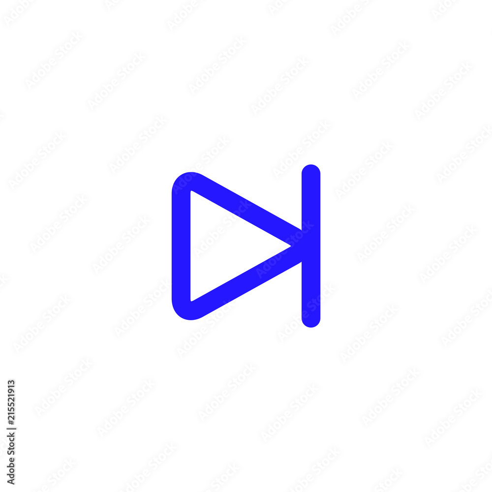 Forward vector icon isolated on background. Trendy sweet symbol. Logo illustration Forward vector icon isolated on background. Trendy sweet symbol. Logo illustration