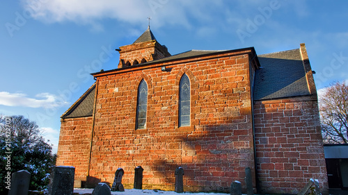 Church in the village of Balfron, Scotland, UK. photo