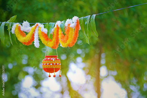 Photography photograph of  dahi handi on gokulashtami festival in india , which is  Lord Shr