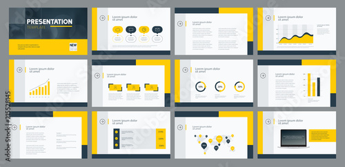 business presentation template design and page layout design for brochure ,annual report and company profile , with info graphic elements 
