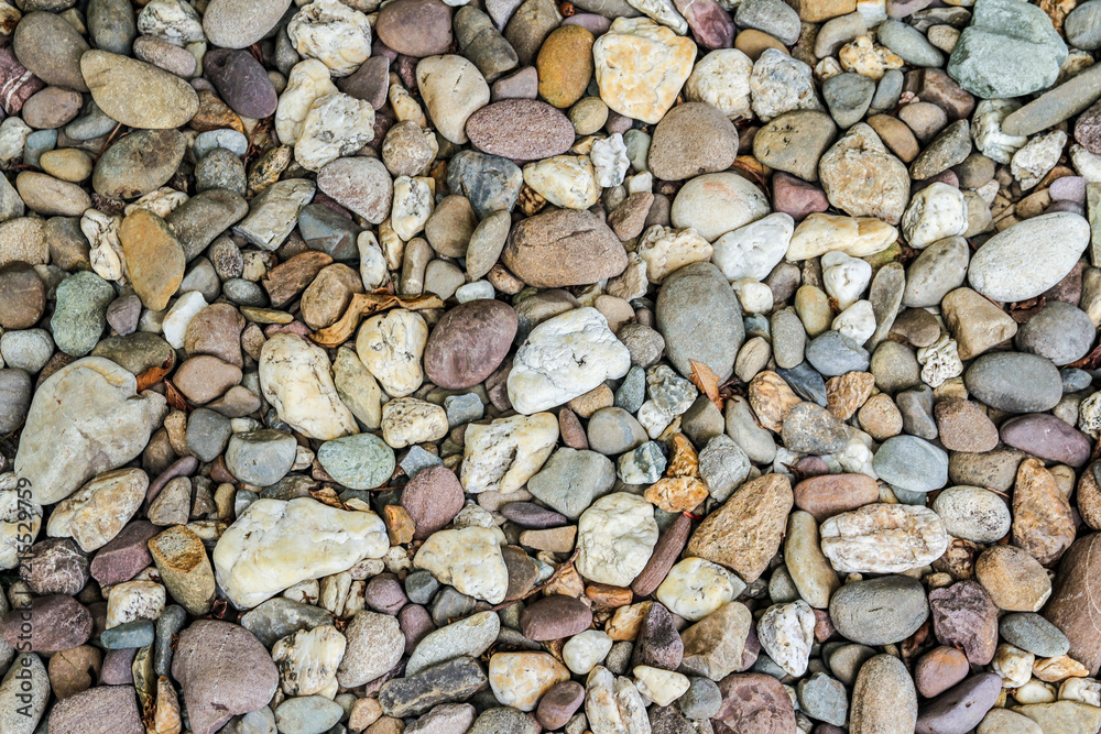 Brown pebbles stone background Brown pebbles stone background