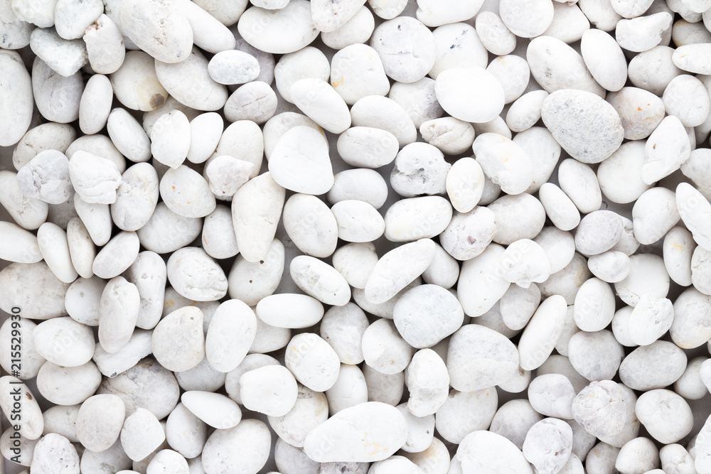 White pebbles stone texture and background White pebbles stone texture and background