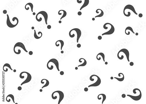 Question mark pattern. Question design vector background