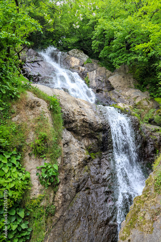Fototapeta Naklejka Na Ścianę i Meble -  Waterfall of St. Andrew near Sarpi town in Adjara, Georgia