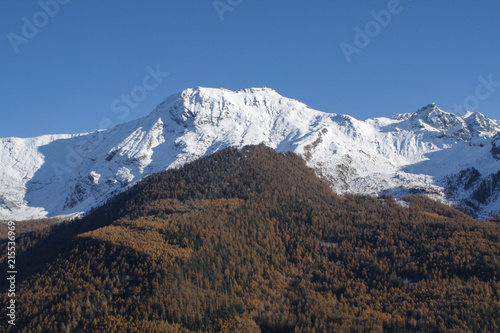 Autumn view of Mount Albergian