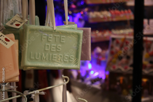 Detail for the Fête des Lumières, Lyon