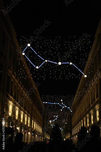 Christmas lights in Turin, Luci d'Artista 2015, Via Roma