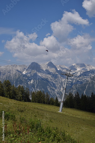 Blick in das Gebirge auf der Hoess in Hinterstoder photo